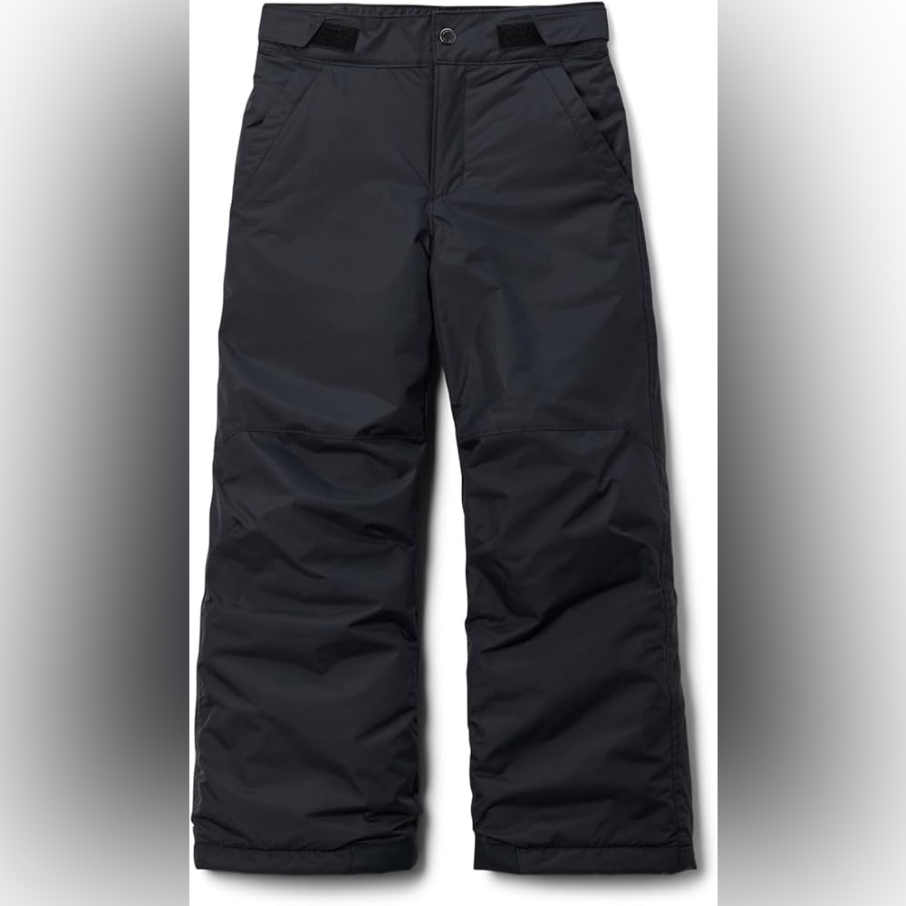 Kids Black Insulated Snow Pants